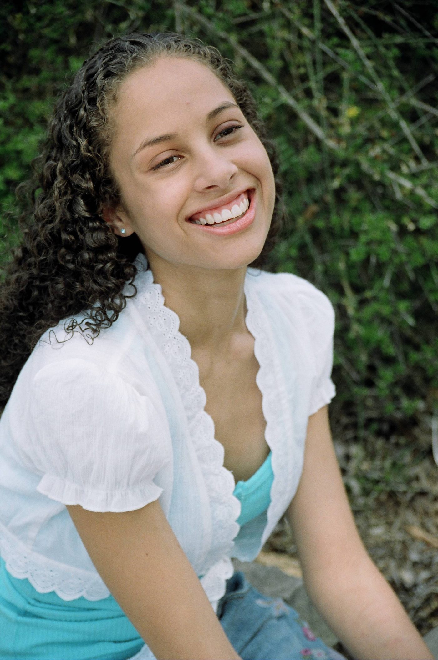 Anika James, smiling outdoors